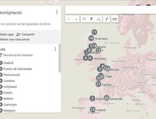 Planificar un viaje con Google My Maps