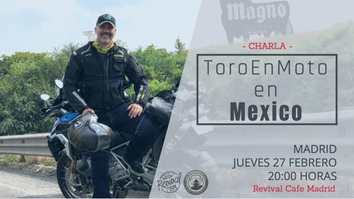 Charla toroenmoto en el revival cafe madrid