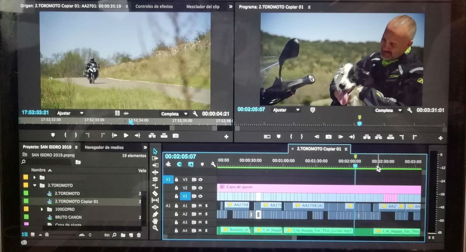 Making of ToroEnMoto para Movistar+